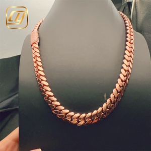 สร้อยคอฮิปฮอปแบบ Cuban Link เงินแท้ 925 ประดับเพชร Moissanite VVS ขนาด 12 มม. สไตล์ Iced Out - Product Image 1