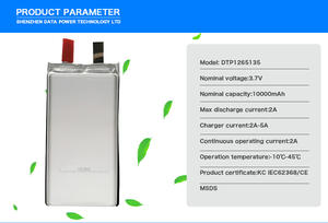 原始设备制造商可充电脂肪电池<span class=keywords><strong>3</strong></span>.7V 10000毫安时10000毫安时高速率锂聚合物电池 - Product Image 6