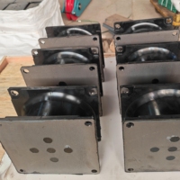 Support d'isolation des vibrations pour engins de construction : Bloc amortisseur en caoutchouc pour ponceuse à rouleaux et foreuse rotative