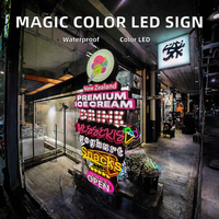Lettres lumineuses LED personnalisées XDSign, couleur magique, acrylique semi-transparent, enseigne 3D, éclairage extérieur certifié IPX7 CE, décoration