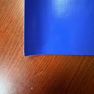 450gsm 100% polyester bạt CuộN bóng cho xe tải bìa màu xanh không thấm nước Vật liệu bơm hơi cho lâu đài bouncy - Product Image 3