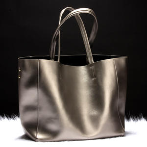 Bolsos Tote de Cuero Genuino Clásico de Alta Calidad para Mujer, Bolsos de Mano Grandes para Dama con Cierre Abierto - Product Image 4
