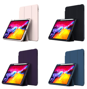 Nueva Funda Transparente Triple para Tablet con Soporte para Lápiz, Funda Protectora Antigolpes para iPad Pro 13" 2024 <span class=keywords><strong>Samsung</strong></span> <span class=keywords><strong>Galaxy</strong></span> <span class=keywords><strong>Tab</strong></span> A9 - Product Image 1