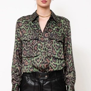 Camisas de Seda de Lujo para Mujer, Estilo Elegante, con Volantes, de Alta Calidad, Ecológicas, Nuevos Estilos, Fabricante Ético, OEM ODM - Product Image 5