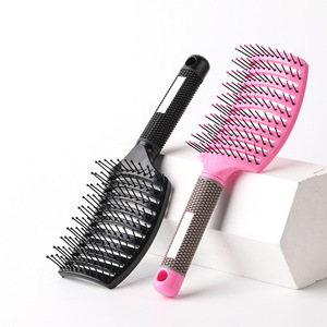 Pork Rib Shaped Comb, airbag Comb, High Skull Top <b>Fluffy</b> Mosquito Coil, Large Curved Comb, Hollow air <b>Cushion</b> Massage Comb - Product Image 2
