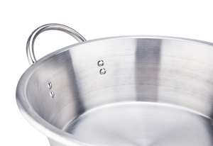 Padella Concava Profonda da 42cm, Pentola per Cucinare di Grande Capacità in Acciaio Inossidabile per Ristoranti Professionali - Product Image 5