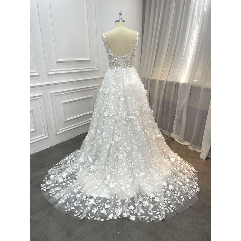 wedding dress for bride aline