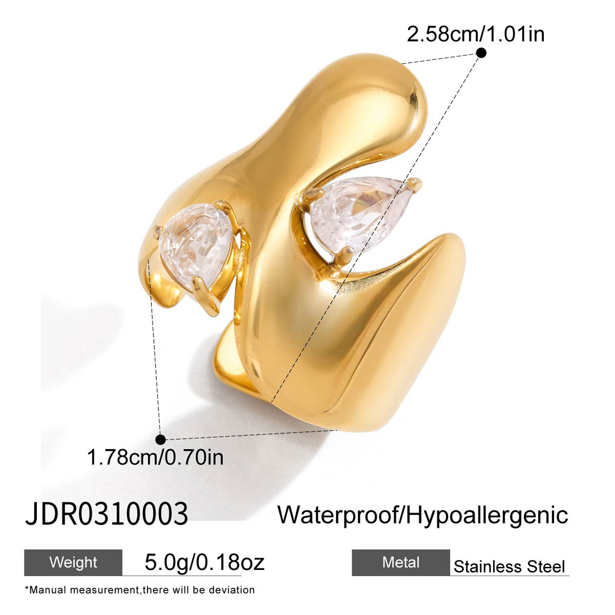 Or 18 carats JDR0310003