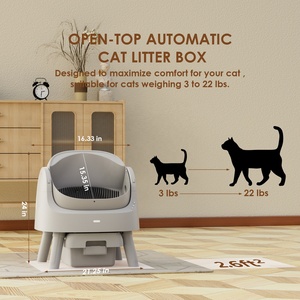 Pour AutoScooper Bac à litière pour chat à détection automatique, à ouverture supérieure, à roulement, double mode (automatique/manuel), grande chambre, autonettoyant - Product Image 5