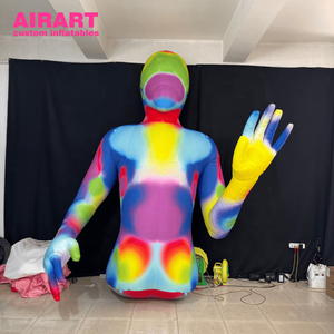 Modèle de femme géante <span class=keywords><strong>gonflable</strong></span> accrocheuse pour affichage commercial - Product Image 5