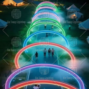 3D LED Christmas Tunnel <b>Light</b> Outdoor Motif Decoration For Theme Park Landscape - Product Image 6