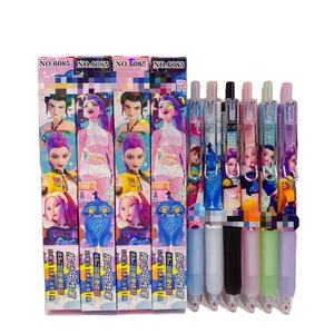 Yeni Gelenler 36 adet/set 0.5mm Jel Kalemler Kpop Avcıları Rumi Zoey Okul Kırtasiye Karikatür Otomatik Jel Kalem Setleri Okul Malzemeleri - Product Image 1