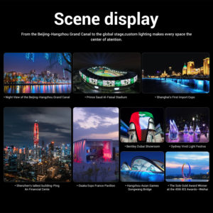 Светодиодная неоновая лента IP68 для наружного освещения фасадов зданий, 3-сторонняя, с динамической сменой цвета - Product Image 4