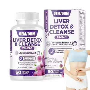 VitaHall Halal Liver Detox Cleanse 28 in 1 Dengan Kapsul Detoks Hati Cuka Apel - Product Image 1
