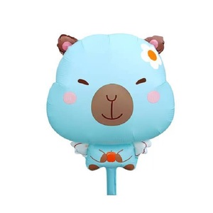 Palloncino Gigante a Forma di Capibara Kawaii, Finitura Opaca, in Foglio di Alluminio, per Feste di Compleanno per Bambini, Decorazioni per la Casa, Dropshipping - Product Image 6