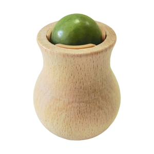 Bouteille de massage en jade Xiuyan en forme de gourde, outil de massage corporel, outil de spa, outil de relaxation - Product Image 1