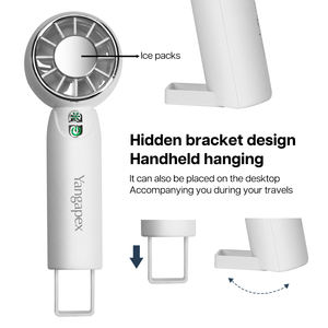 यांगशीर्ष पोर्टेबल हैंडहेल्ड यूएसबी रिचार्जेबल एयर कूलिंग फैन होम के लिए प्रशीतन प्लास्टिक के साथ प्रशीतन - Product Image 2