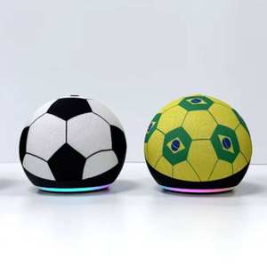 Altavoz Portátil Gebra BS-02 con Diseño de Balón de Fútbol, Luces LED de un Solo Color, Atracción Magnética, Ranura para Tarjeta de Memoria - Product Image 1
