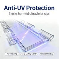 Lembaran Kristal Polikarbonat untuk Pintu Gulung, Slat PC Transparan Tahan UV, Tahan Api, Ukuran Kustom