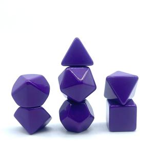 Jeu de dés vierges avec logo gravé personnalisé, carrés polyédriques en acrylique noir blanc et coloré pour donjons et dragons, jeux de société RPG - Product Image 4