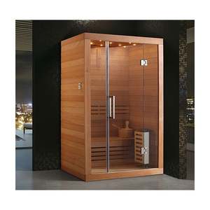 Sauna domestica di lusso portatile in legno <span class=keywords><strong>Ironman</strong></span> saune a infrarossi riscaldatore ozono vicino a lontano acquistare Sauna a infrarossi lontani 4 persone in vendita - Product Image 1