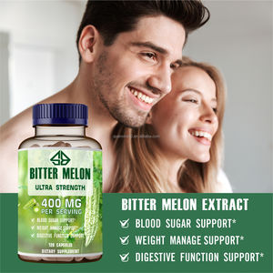 Suplemento de Melón Amargo Extra Fuerte OEM para Control de Peso en Adultos y Salud Digestiva, 120 Cápsulas - Product Image 3