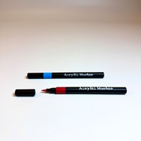 80 couleurs, nouveau style, pointe de pinceau souple, séchage rapide, imperméable, anti-décoloration, marqueur acrylique, graffiti DIY pour pierre, verre, toile, bois
