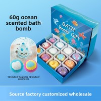 Bombes de bain moussantes colorées en gros, aux huiles essentielles naturelles, pour le soin de la peau