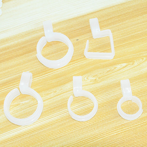 <b>Plastic</b> Windproof Hooks For Clothesline Stainless Steel <b>Rod</b> Durable Outdoor Use - Product Image 2