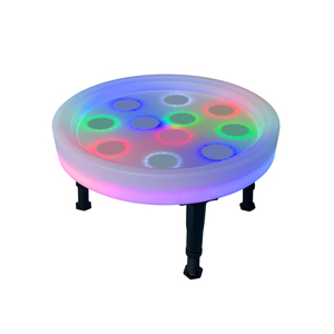 Mesa de Pintura Sensorial de Arena <span class=keywords><strong>para</strong></span> Niños, Mesa Infantil <span class=keywords><strong>para</strong></span> Sala de Estar, Redonda, Multicolor, de PE, Estilo Nórdico, Muebles Inteligentes <span class=keywords><strong>para</strong></span> Niños - Product Image 3