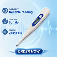 Termometer Elektronik Fleksibel Berkualitas Tinggi Laris Manis, Termometer Digital Medis Rumah Terbaik, Pengukuran Suhu Cepat dan Akurat