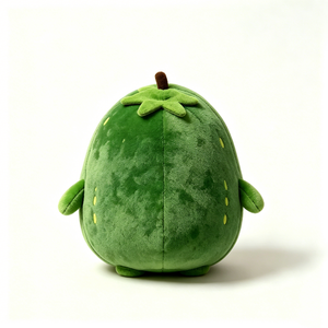 Peluche de aguacate, peluche de fruta, peluche de aguacate verde, lindo cojín de aguacate, muñeco de fruta. - Product Image 4