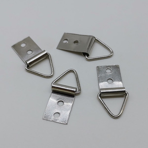 Stainless Steel Triangle Hook Single Hole Rectangular Hanging Hardware <b>For</b> <b>Painting</b> <b>Frame</b> Durable Metal Bracket - Product Image 2