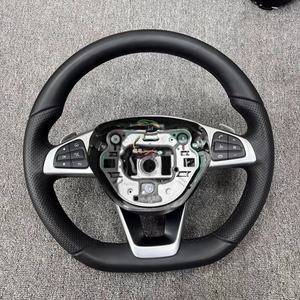 Volant de direction en cuir perforé et fibre de carbone pour <span class=keywords><strong>Mercedes</strong></span> Benz GLC GLC63 AMG, <span class=keywords><strong>prix</strong></span> de gros direct d'usine - Product Image 1