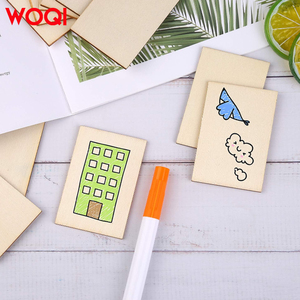 WOQI all'ingrosso rustico naturale personalizzato non trasformati rettangolari in <span class=keywords><strong>legno</strong></span> bianco pezzi per la scrittura di pittura - Product Image 5
