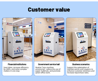 Terminal Inteligente con Pantalla Táctil, Kiosco de Impresión a Color A4 de Autoservicio con Lector de Códigos de Barras SDK para Uso en Gobierno, Bancos y Escuelas