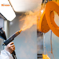 Topeasy Epoksi Polyester Hibrit TGIC İçermeyen Çinko Zenginli Çevre Dostu Nem Geçirmez Sprey Süper Dayanıklı Mimari Toz Boya