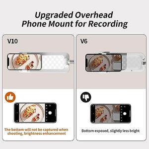 Nuevo Kit de Escritorio V10: Trípode <span class=keywords><strong>para</strong></span> Teléfono Móvil, Soporte <span class=keywords><strong>para</strong></span> Auriculares, Trípode Flexible Compatible con Apple iPhone - Product Image 6