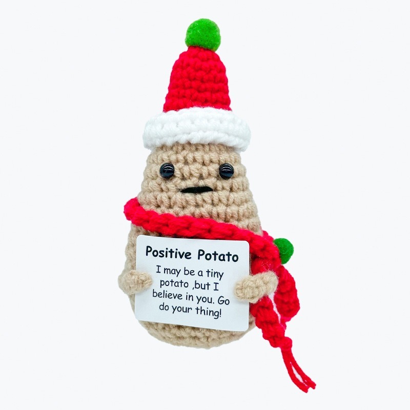 Christmas potato + scarf single [flat mouth]