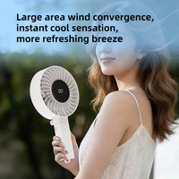 Ventilateur pliable sans pales RYW 6 FS2664, mini ventilateur portatif USB rechargeable avec moteur sans balais, pour rafraîchissement extérieur