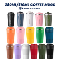 Vaso Térmico Inteligente Personalizable de 380 ml/510 ml con Pantalla LED de Temperatura, Taza de Viaje para Café, Termo de Acero Inoxidable con Aislamiento al Vacío