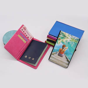 新しいデザインファミリートラベルウォレットレザーパスポートホルダー昇華ブランク<span class=keywords><strong>US</strong></span>レザーカスタマイズパスポートカバーラグジュアリー - Product Image 5