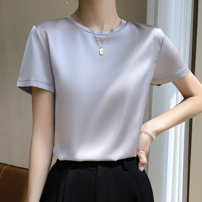silver  o neck