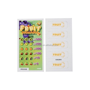 Tarjetas de Lotería con Diseño Personalizado, Juegos de Raspar y Abrir, Diseño Gratuito - Product Image 3