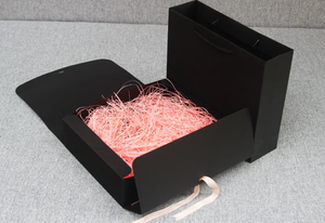 Paper <b>gift</b> box, <b>gift</b> box with satin ribbon <b>bow</b>, rectangle folding <b>gift</b> box - Product Image 4