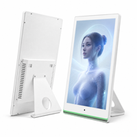 Pantalla Digital de Recepción con IA, Pantalla Táctil de 15.6 Pulgadas, Señalización Digital con Reconocimiento Facial e Interacción por Voz para Bancos y Museos