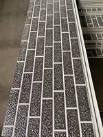 Panneau métallique d'isolation thermique décoratif Offre Spéciale panneau sandwich mural en PU panneau mural extérieur en acier durable