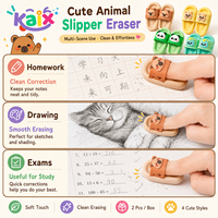 KAIX Clean Erasing Großhandel Tiermotive-Radiergummis Niedliche Designs Weiche Cartoon-Radiergummis für Kinder Schreibwaren