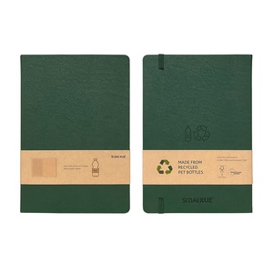 Libretas de Tapa Dura A5 con Impresión Personalizada del Fabricante, Agendas Encuadernadas en Cuero RPET con Costura de Hilo - Product Image 1