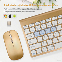 Penjualan Langsung Pabrik ODM Berkualitas Tinggi 75% 78 Tombol Keyboard dan Mouse Mini Nirkabel Portabel 2.4G BT Dual Mode Bertenaga Baterai